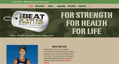 Desktop Screenshot of beatcancerbootcamp.com